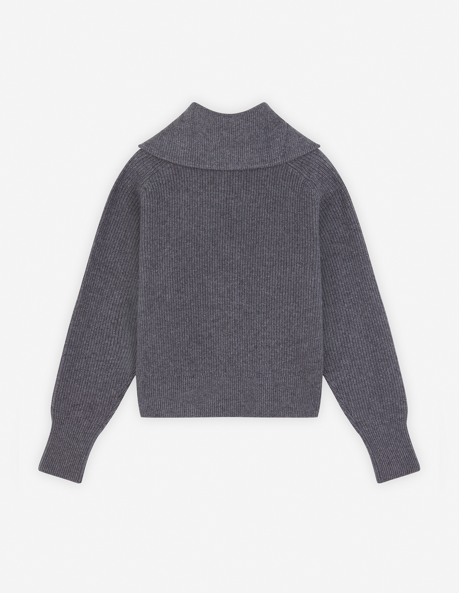 BOLD FOX HEAD PATCH HALF ZIP RIBBED JUMPER - 6