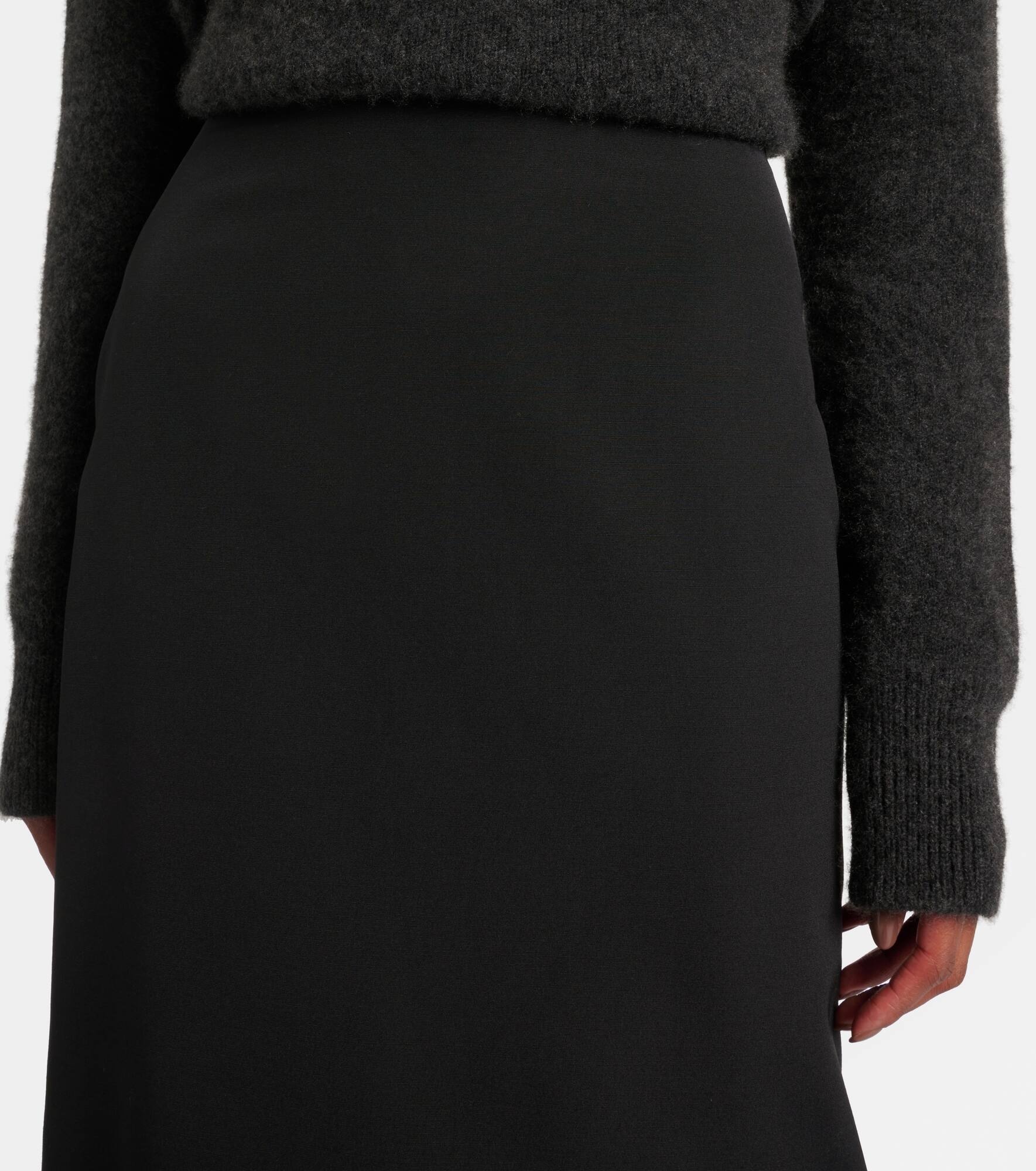 Bartelle silk and wool pencil skirt - 4