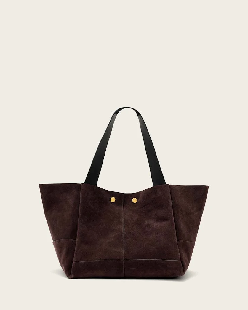 ROSALIE LARGE SUEDE TOTE BAG - 1