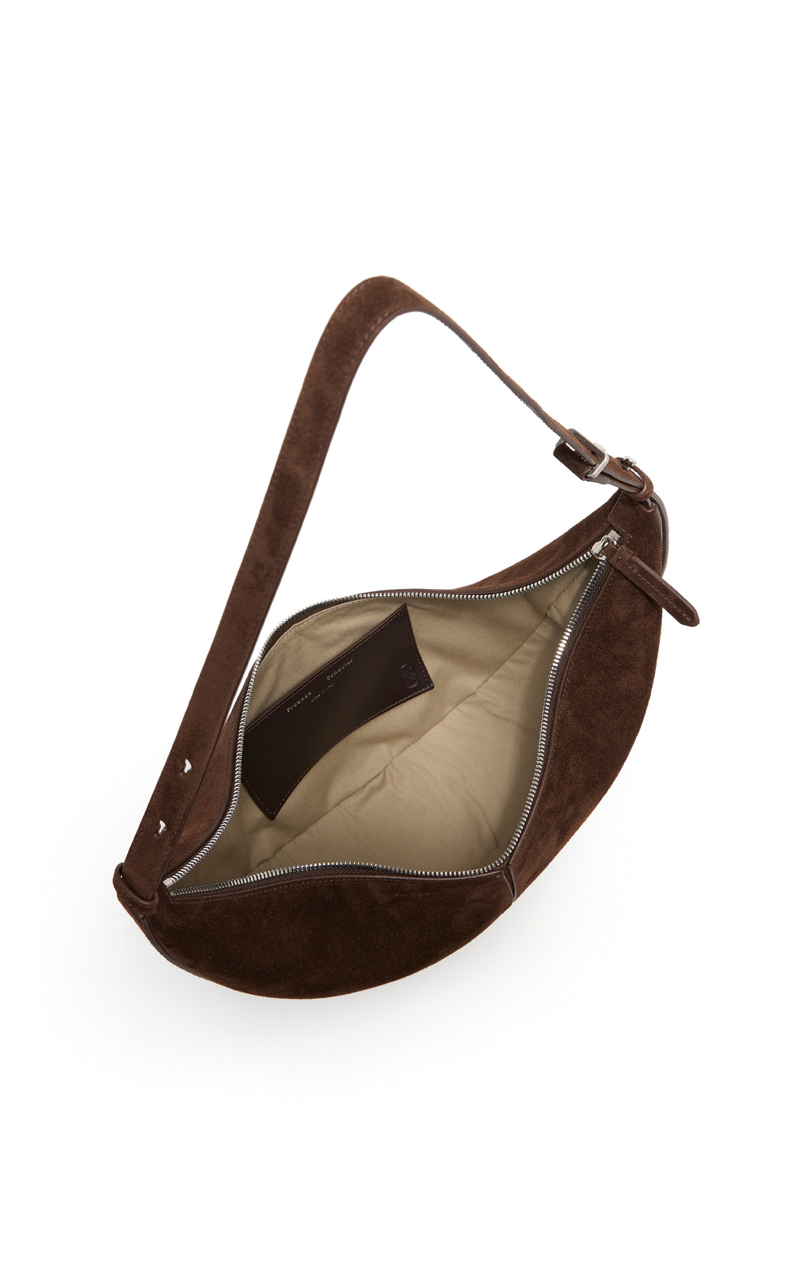 Slide Suede Shoulder Bag brown - 3
