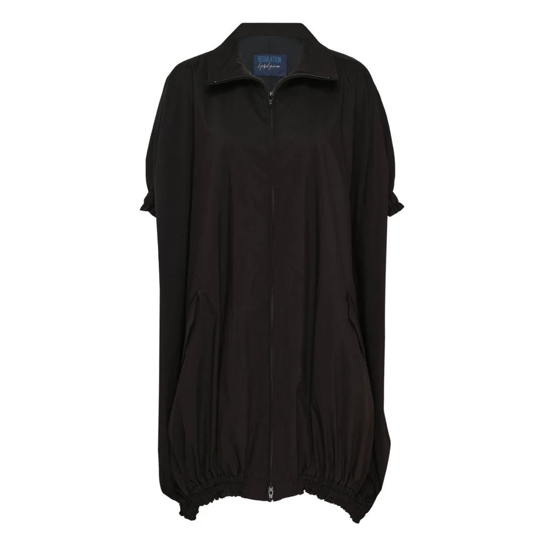 Short Sleeve Balloon Blouson - 1