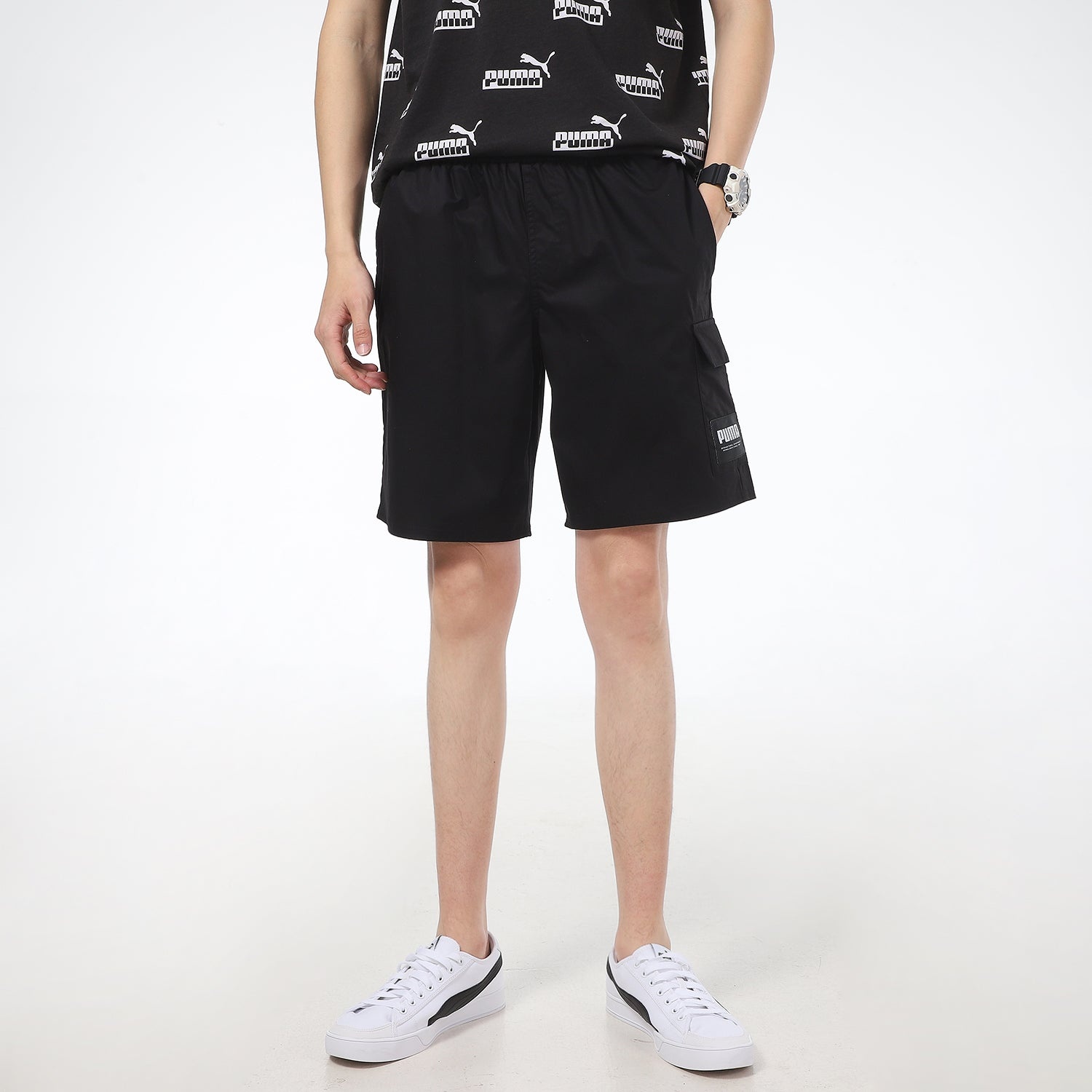 PUMA Cargo Shorts 'Black' 845860-01 - 3