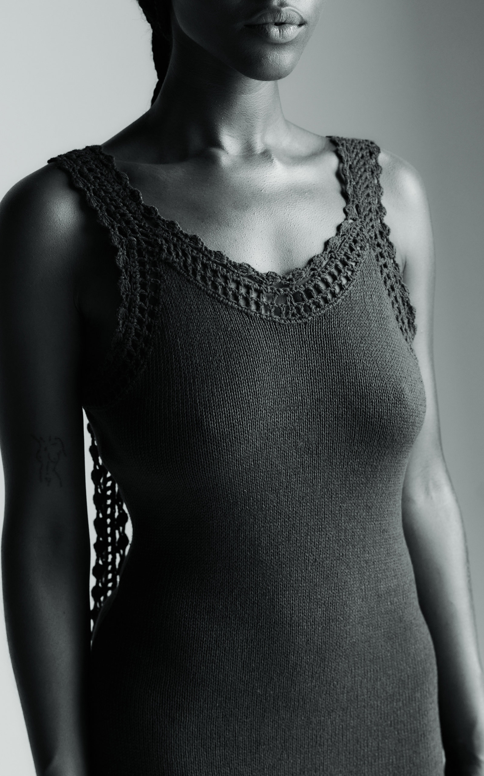 Egypt Slit Dress grey - 4