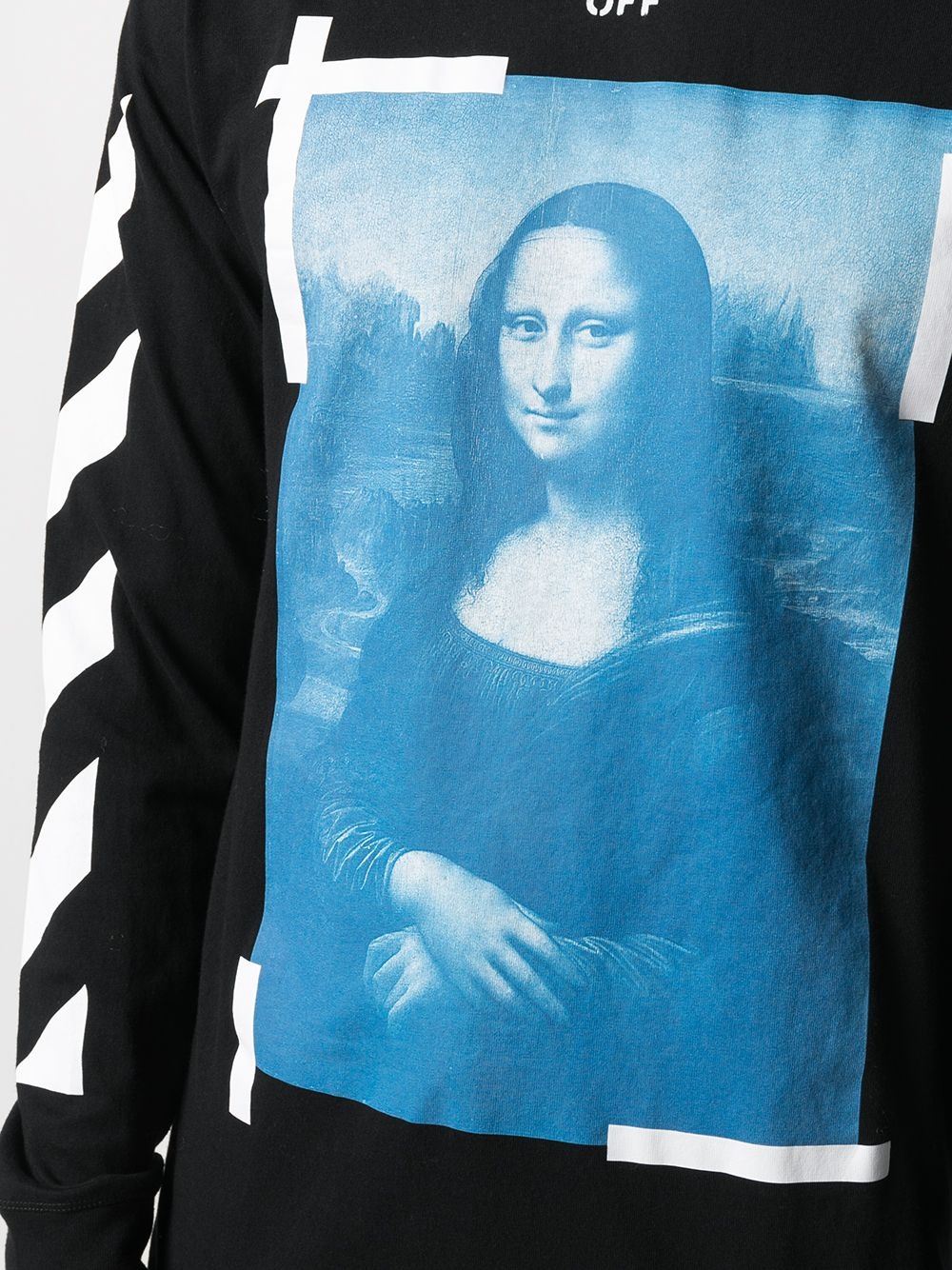 Mona Lisa graphic-print long-sleeve T-shirt - 5