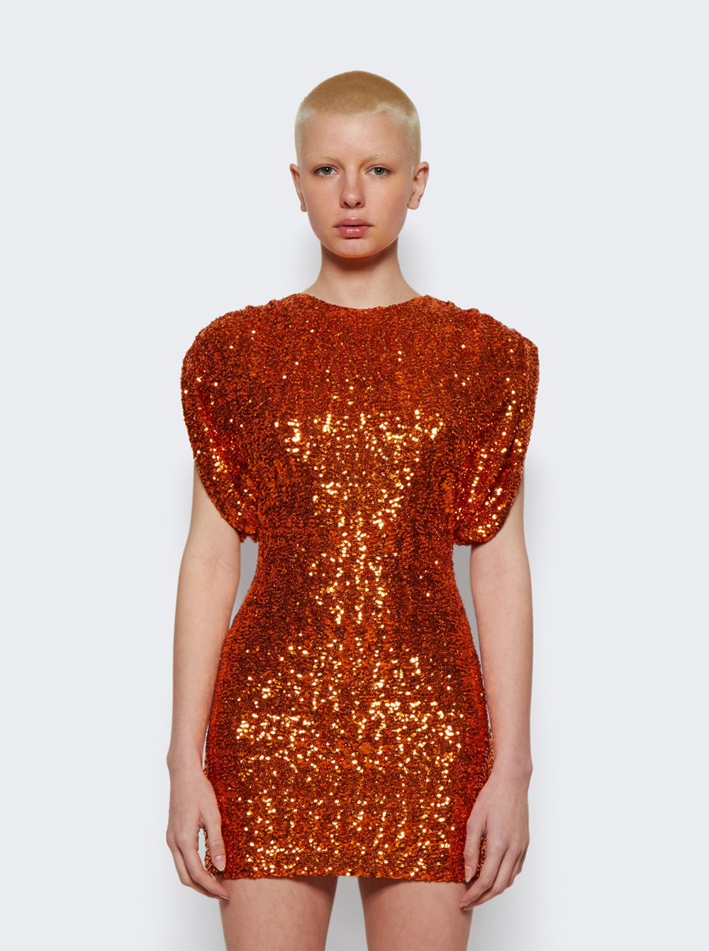 Annie Mini Dress Orange - 3