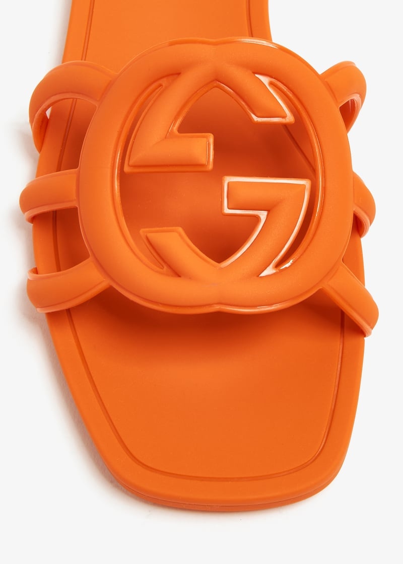 Gucci Interlocking G Slide Sandals - 2