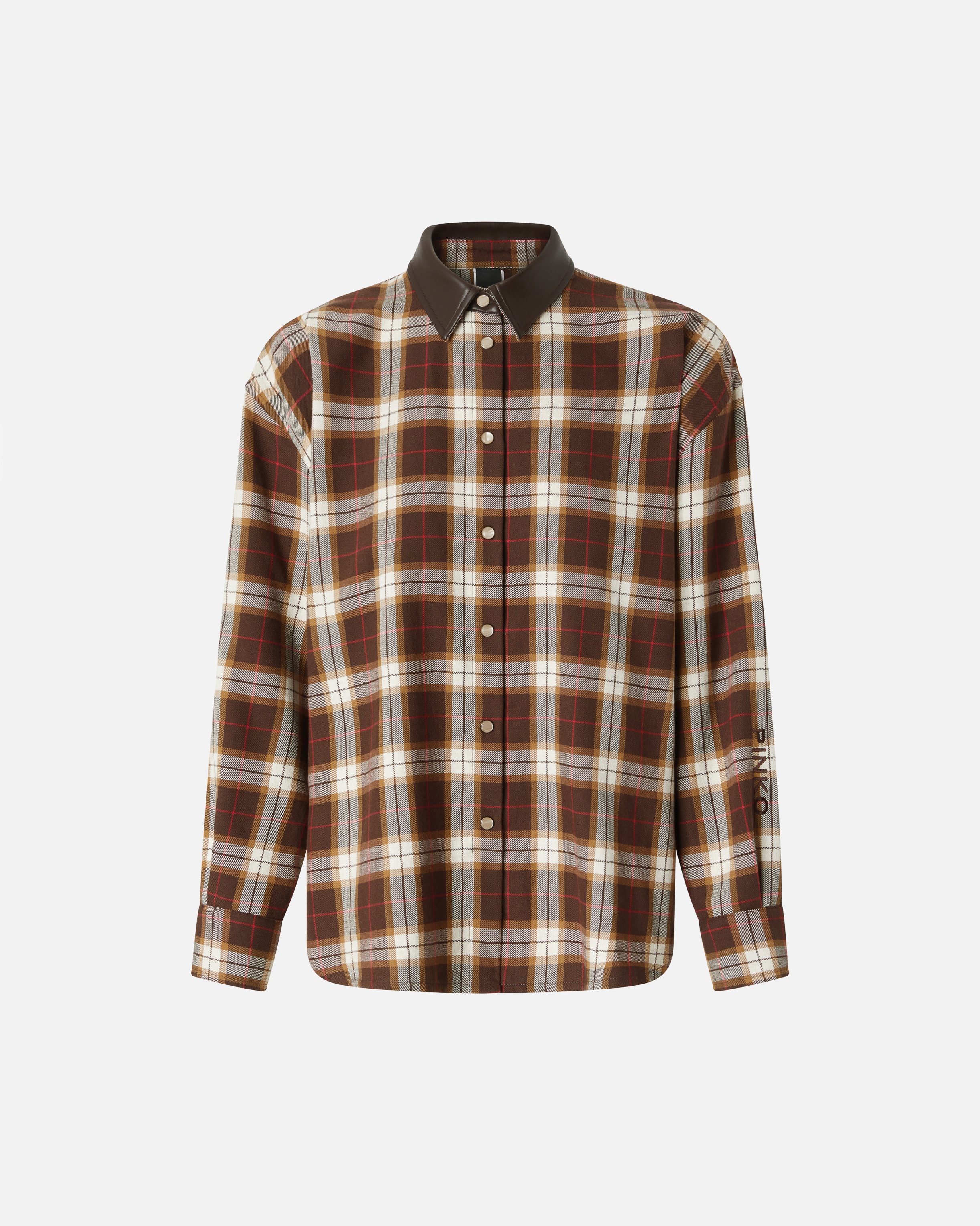 PLAID SHIRT JACKET - 1