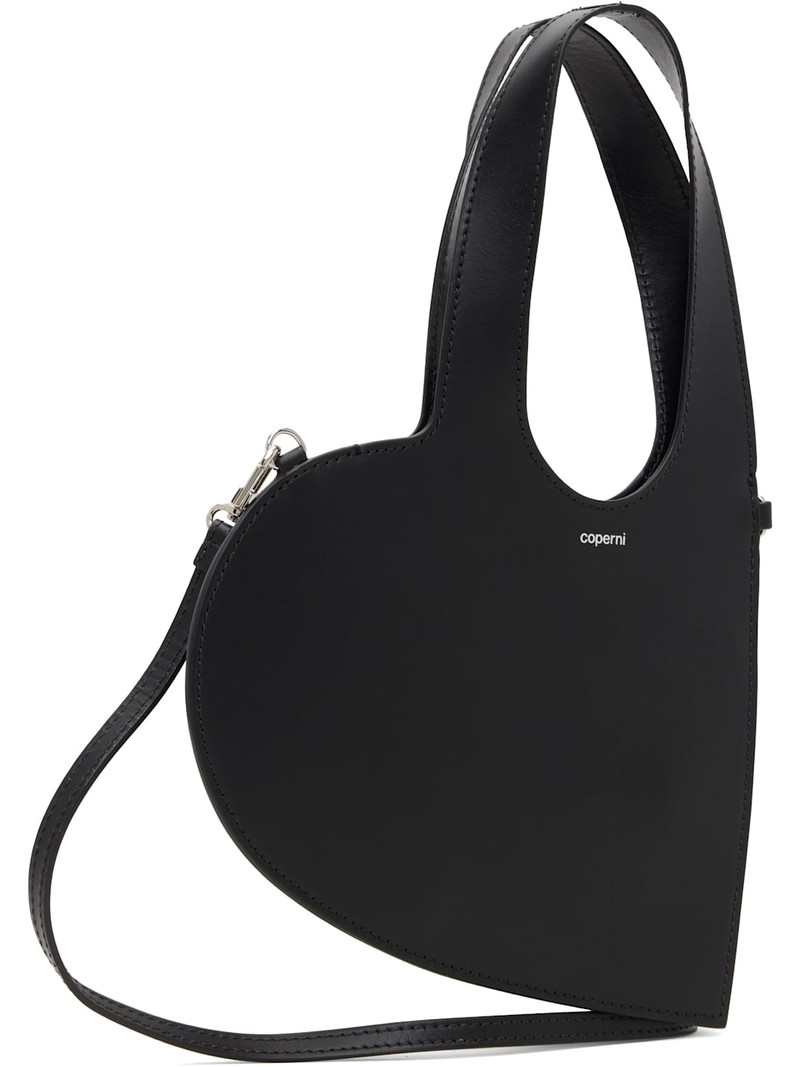 COPERNI Black Mini Heart Tote Bag outlook