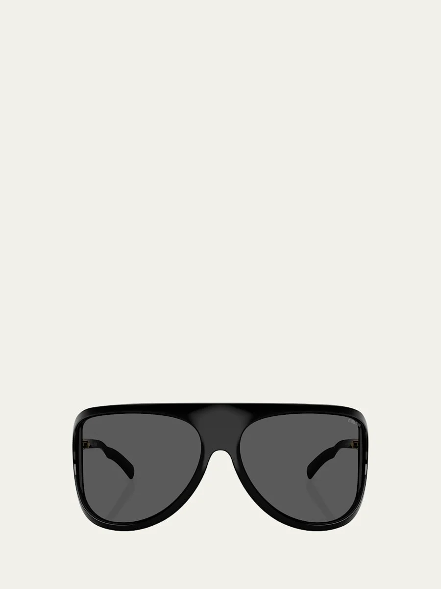 A01S Plastic Shield Sunglasses - 1