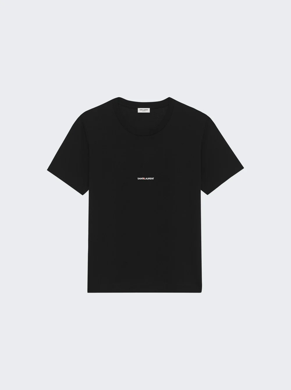 Logo Print Tee Black - 1