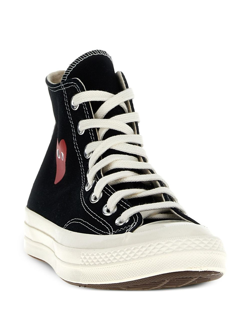 Comme des Garçons PLAY x Converse sneakers outlook