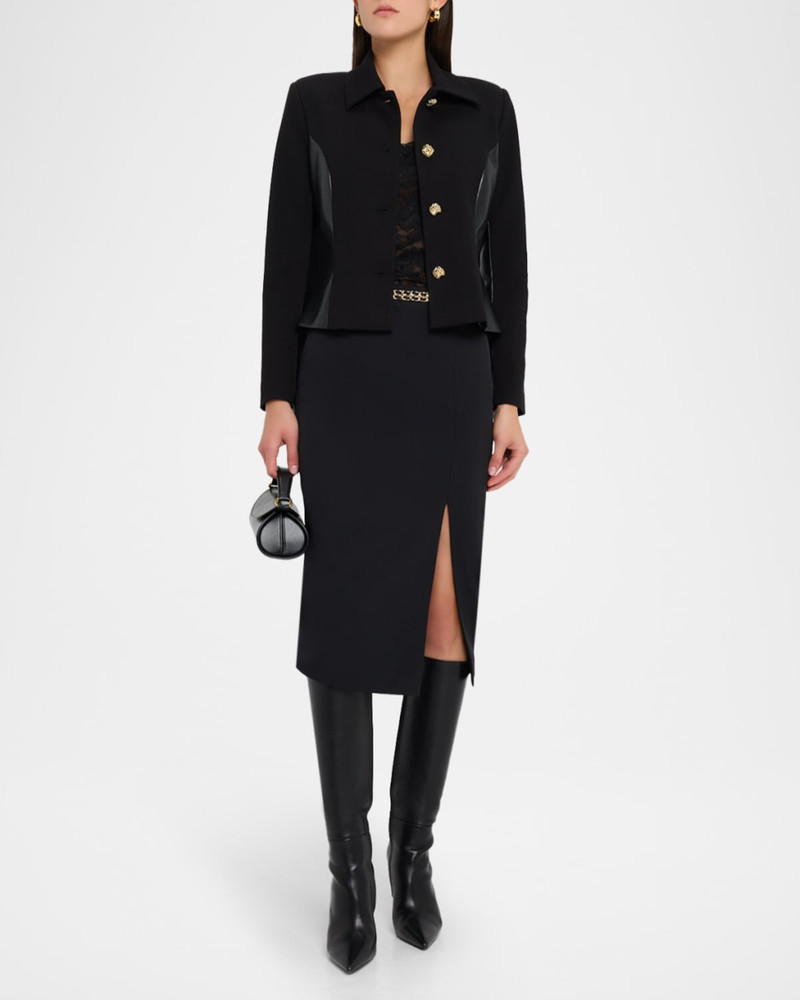 GENERATION LOVE Margery Chain Crepe Midi Skirt outlook