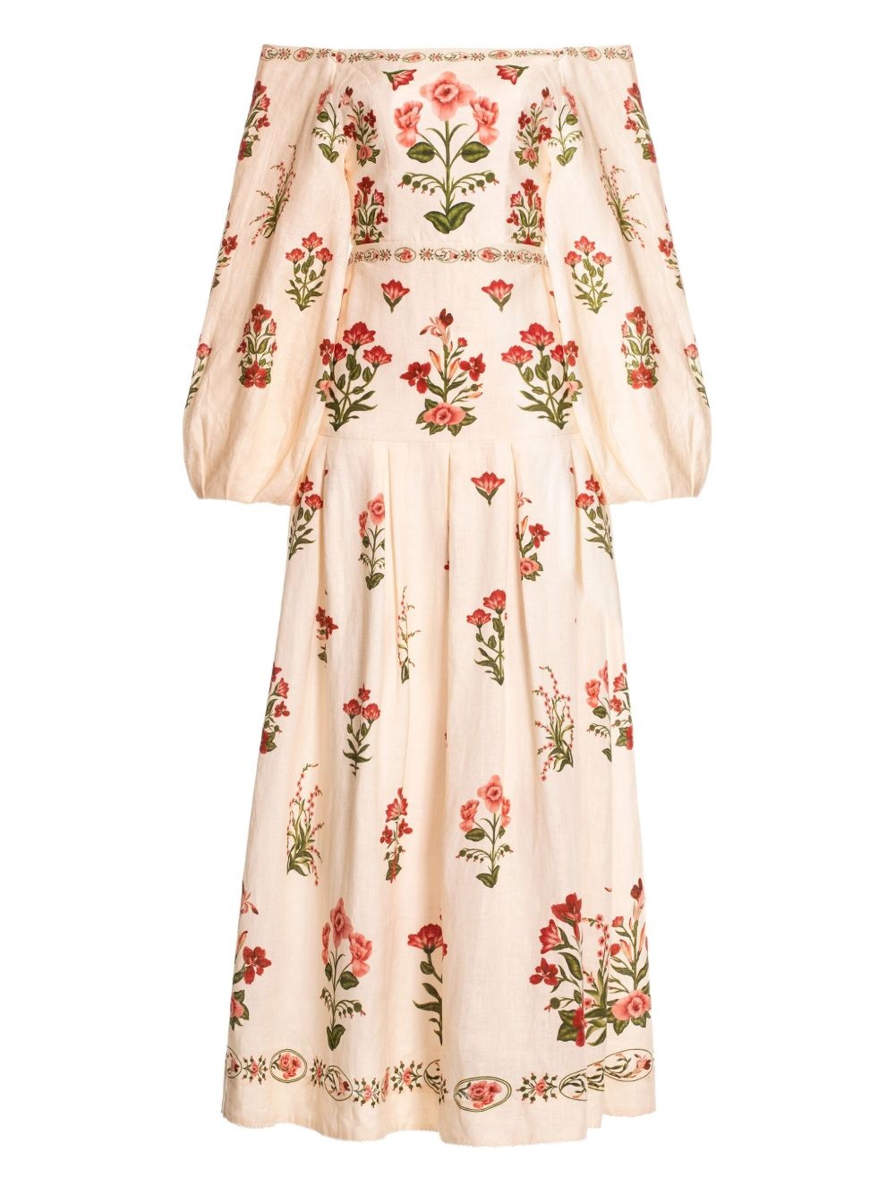 Senlis Canna off-shoulder floral print dress - 2