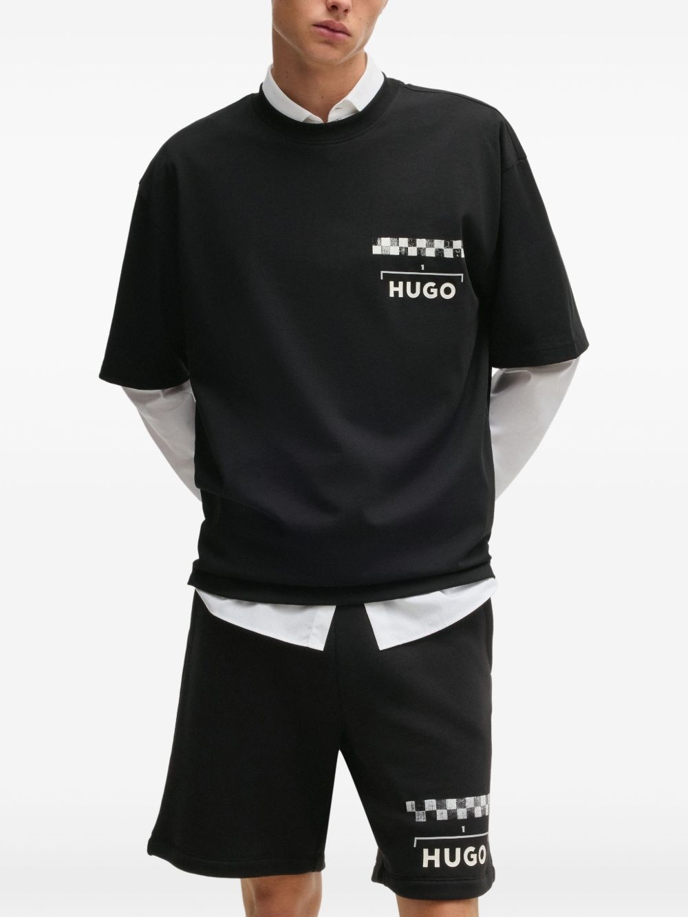 logo-print t-shirt - 3