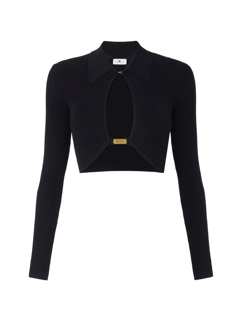 micro-braided cut-out top 1