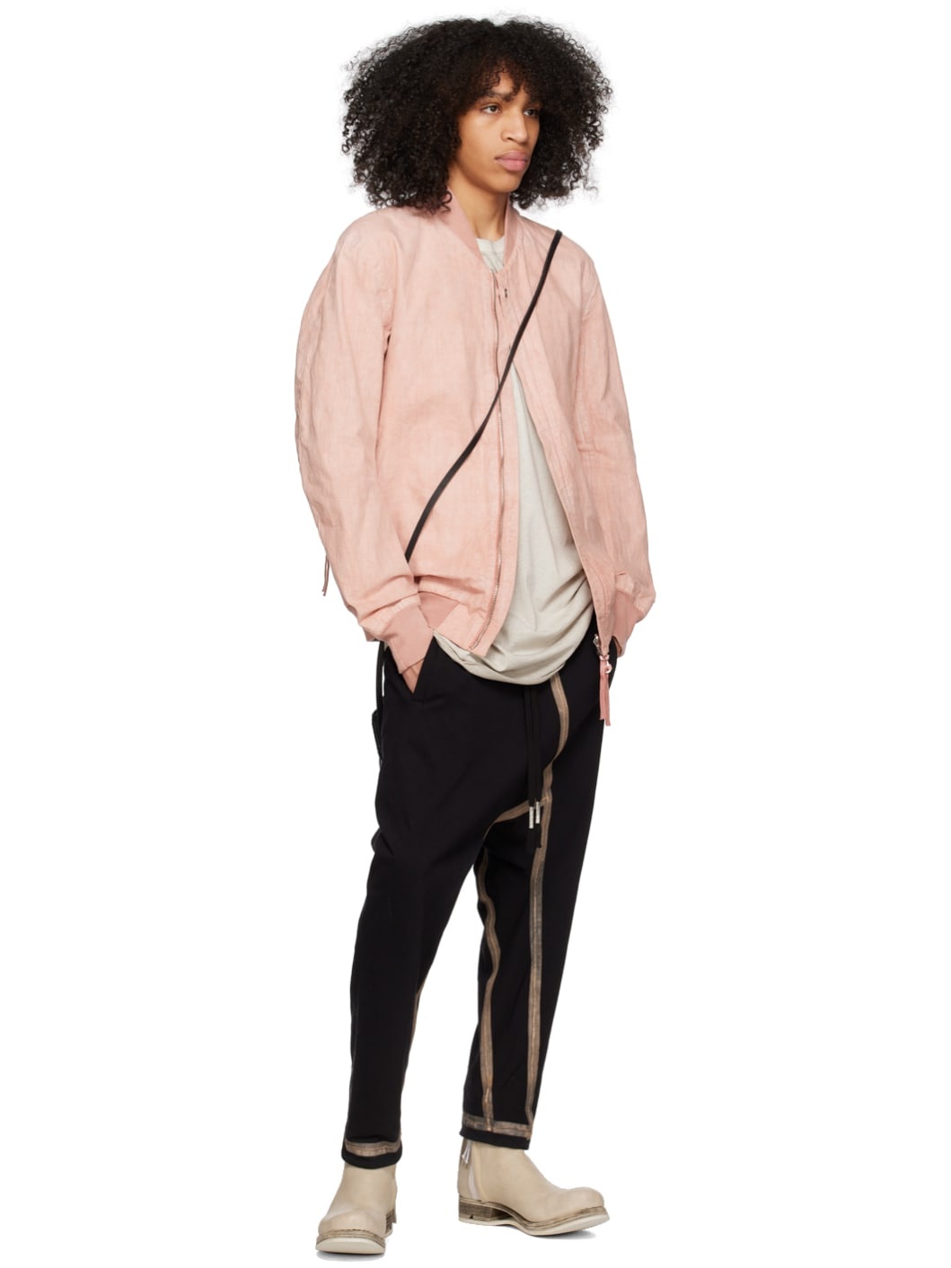 Pink J3.4 ST Reversible Bomber Jacket - 4