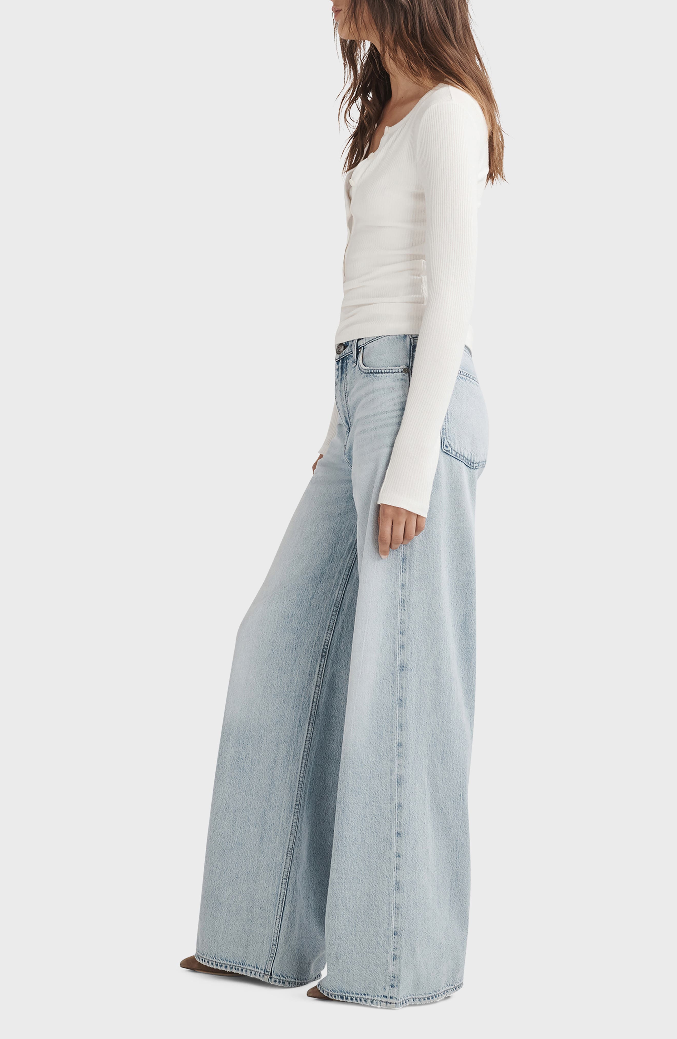 Sofie Featherweight Wide Leg Jeans - 5