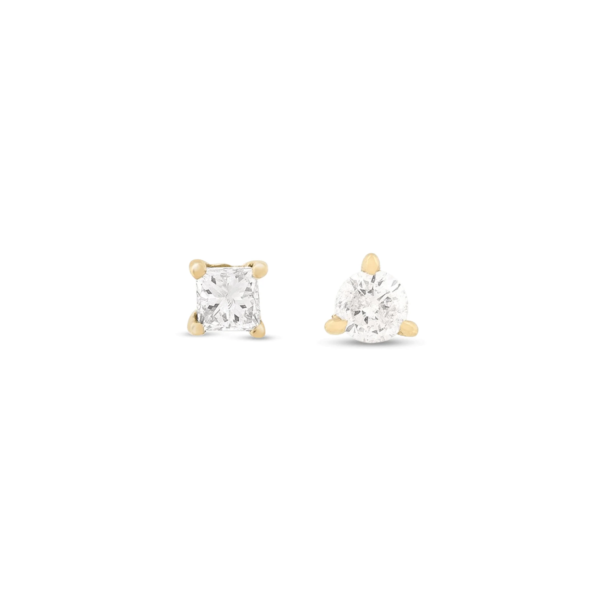Tiny Diamond Mismatch Studs Gift Set - 1
