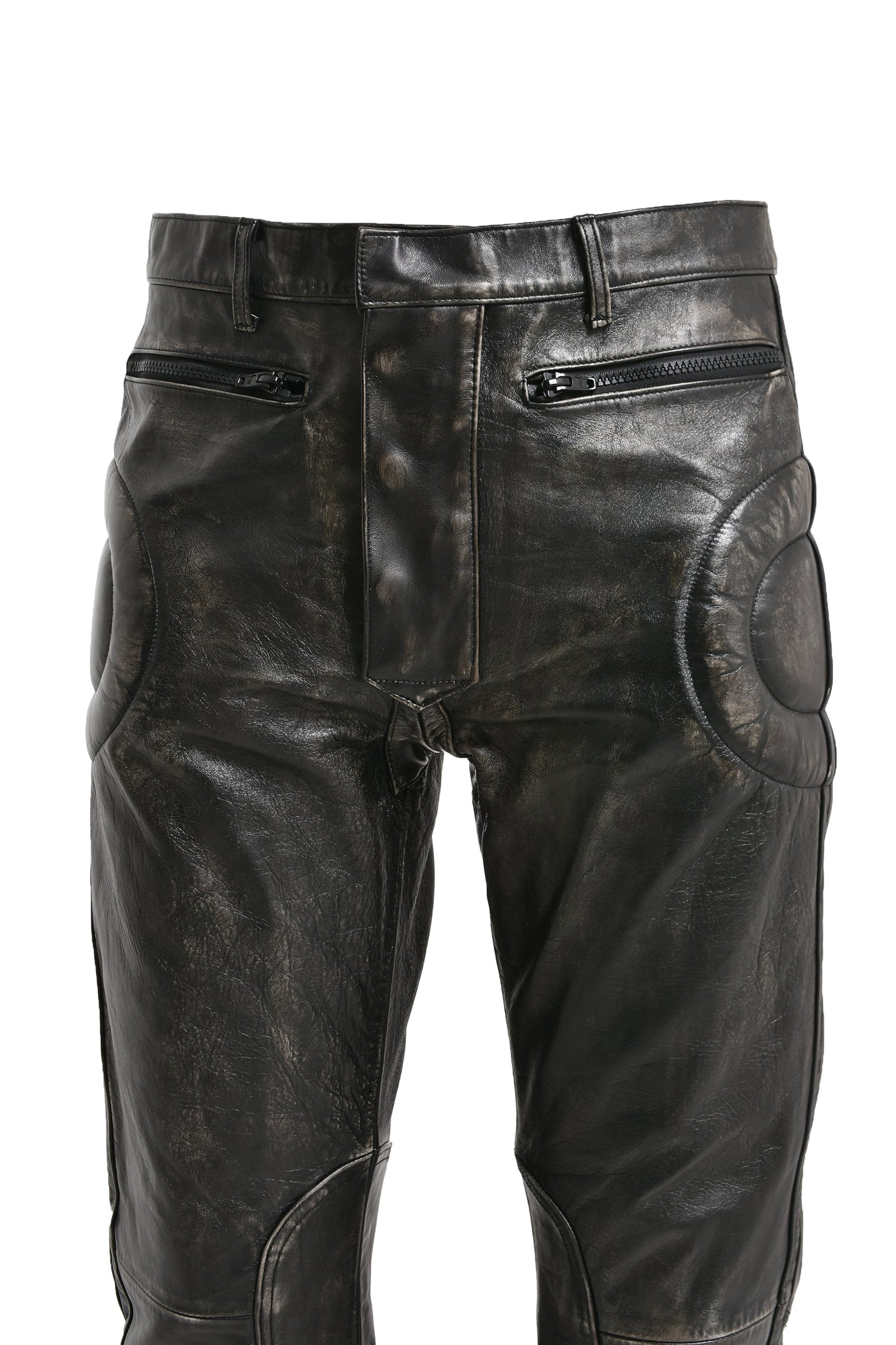 LEATHER PANTS / BLK - 8