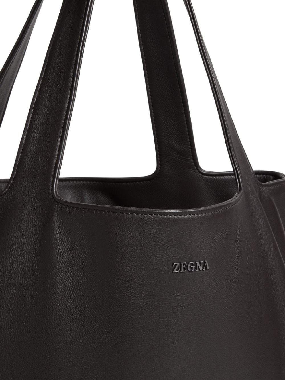 Secondskin leather tote bag - 5