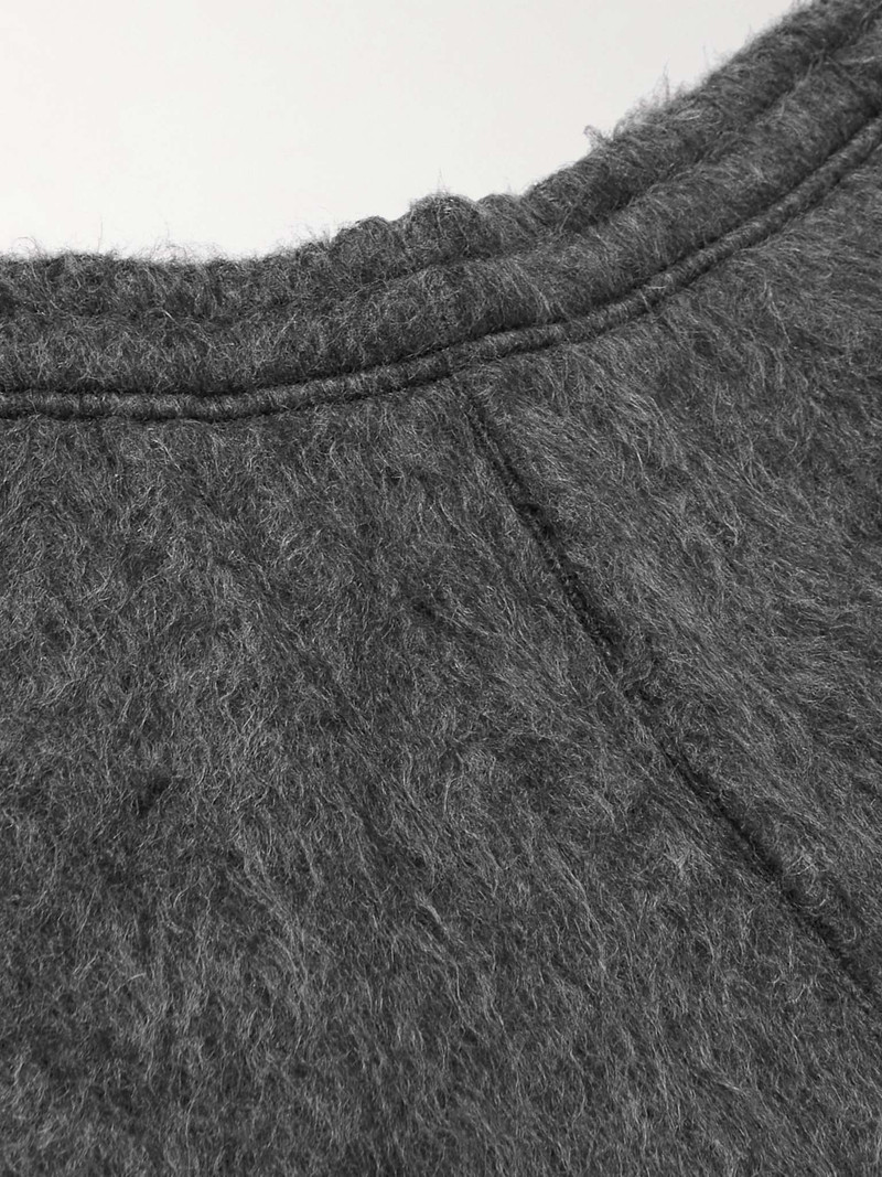 Reduced Straight-Leg Brushed-Knit Trousers 3