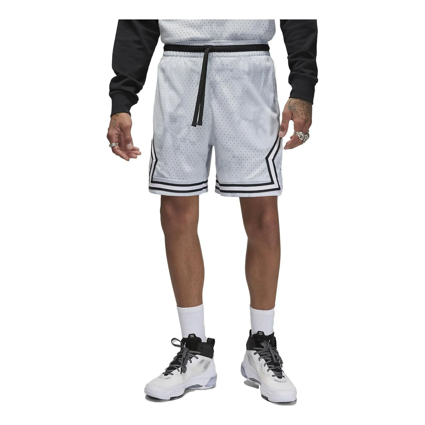 Air Jordan Dri-FIT Sport Breakfast Club Diamond Shorts 'Wolf Grey' DZ0561-043 - 1