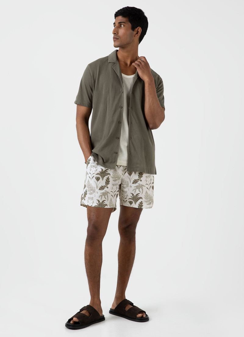 Sunspel Riviera Camp Collar Shirt outlook