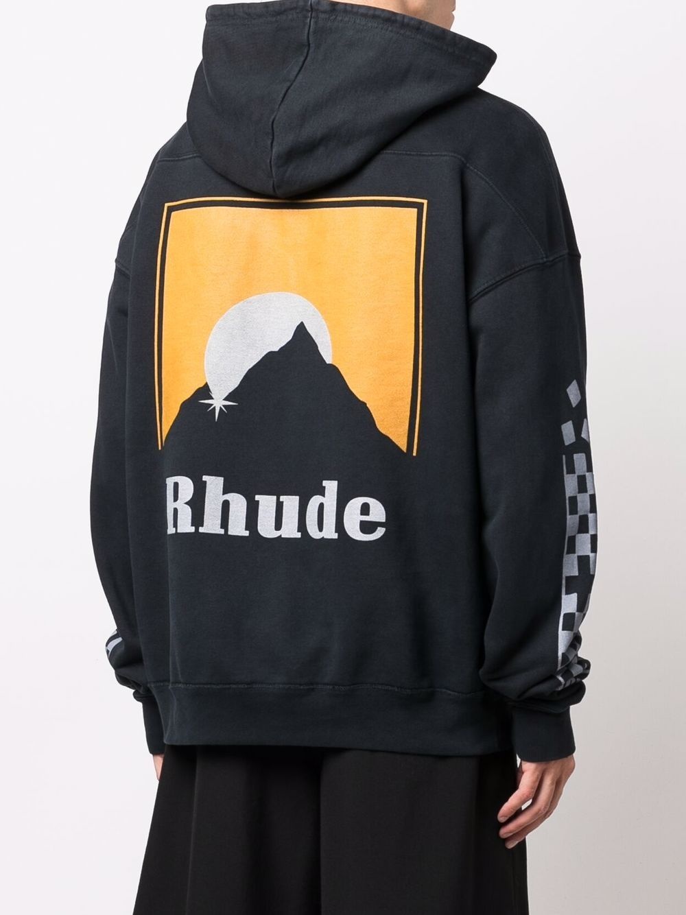 logo-print hoodie - 4