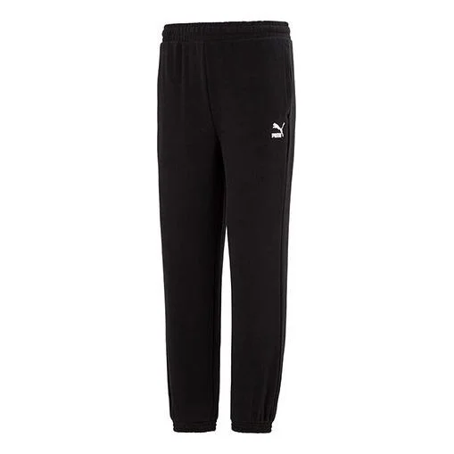 PUMA Logo Classics Pants 'Black' 535261-01 - 1