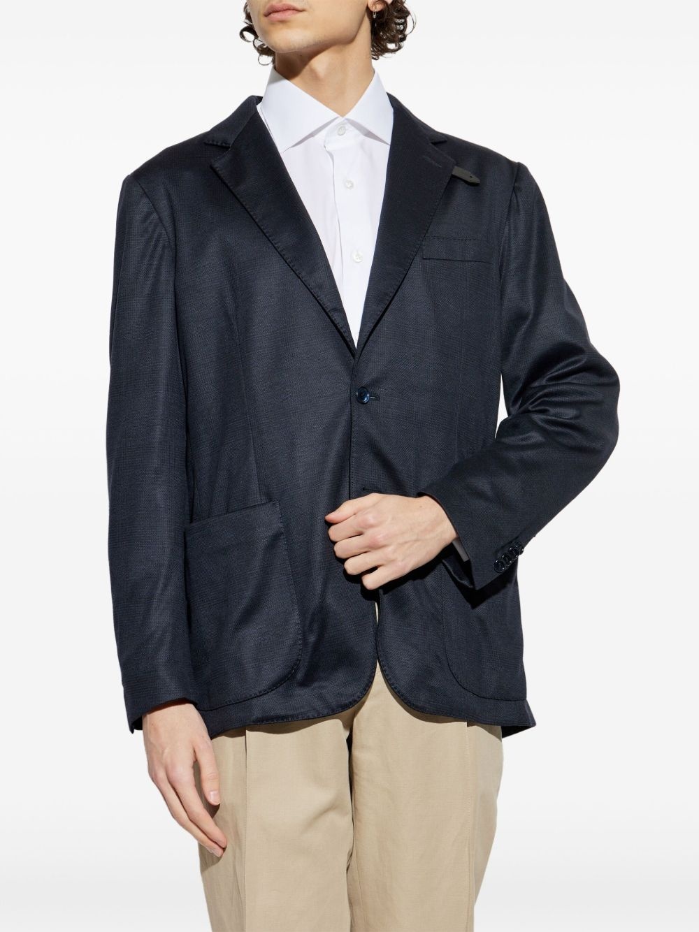 wool blazer - 3