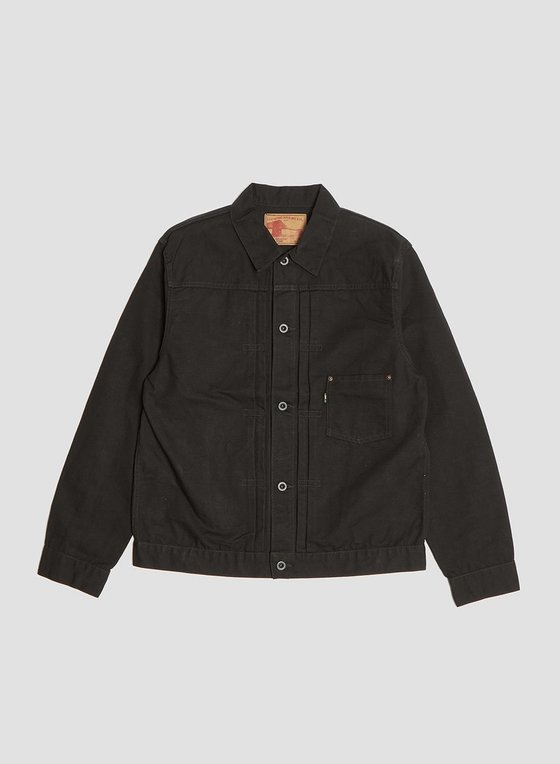 FOB Factory Cotton Duck Jacket Black 1