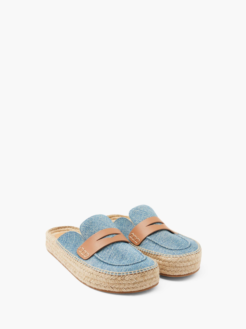 JW Anderson SUEDE ESPADRILLE LOAFER MULES outlook