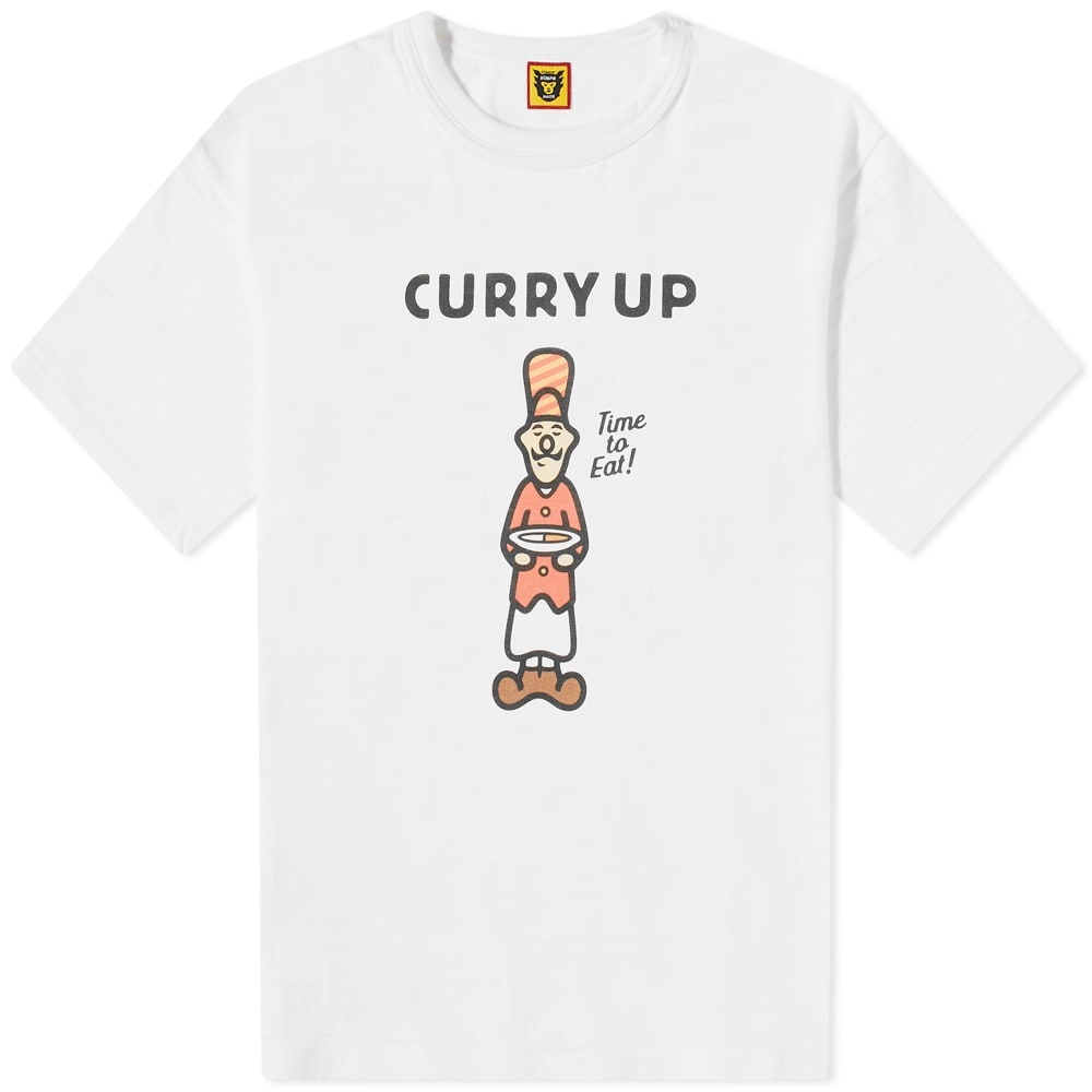 Human Made Curry Up Time To Eat Tee - 1