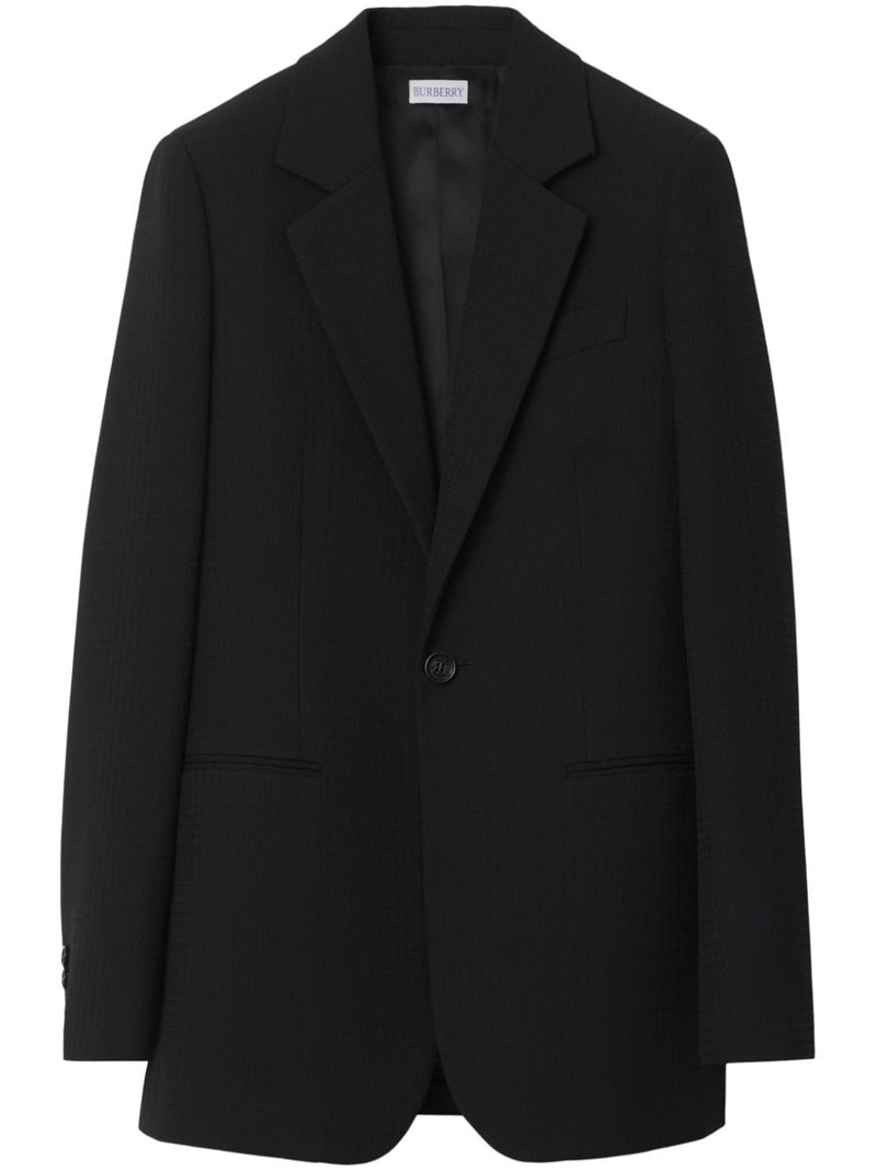 checked wool blazer 1