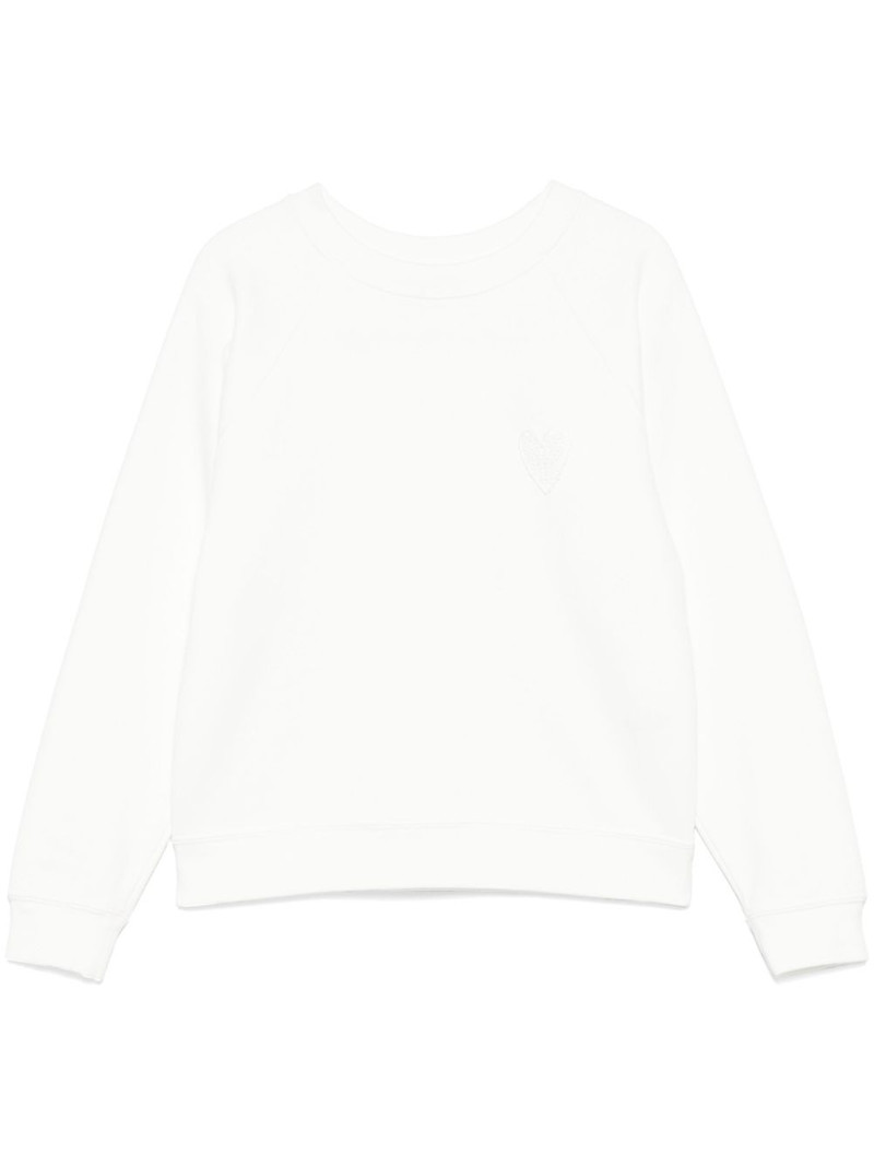 logo-patch sweatshirt 1