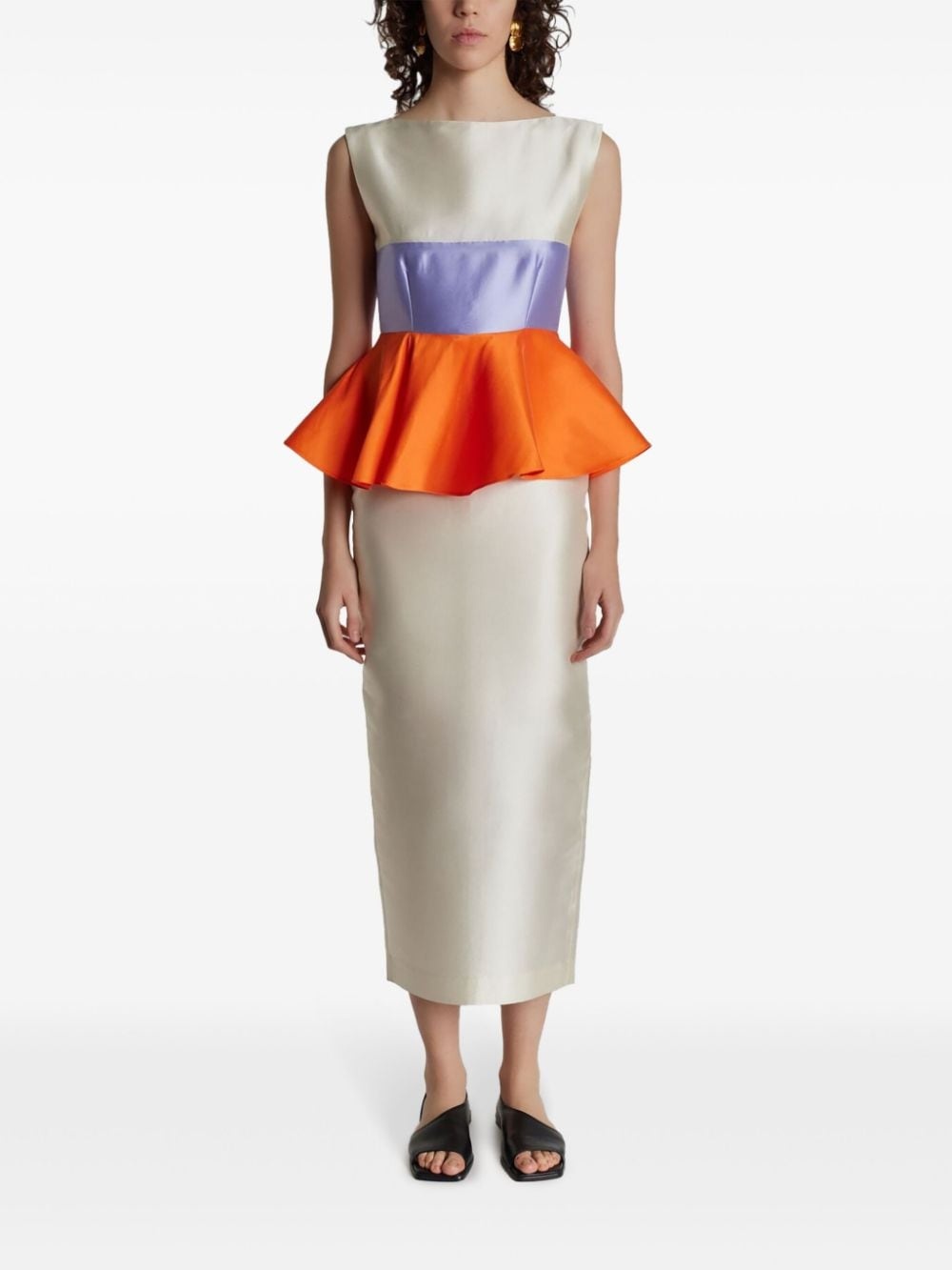 Cy ruffle-detailing dress - 2