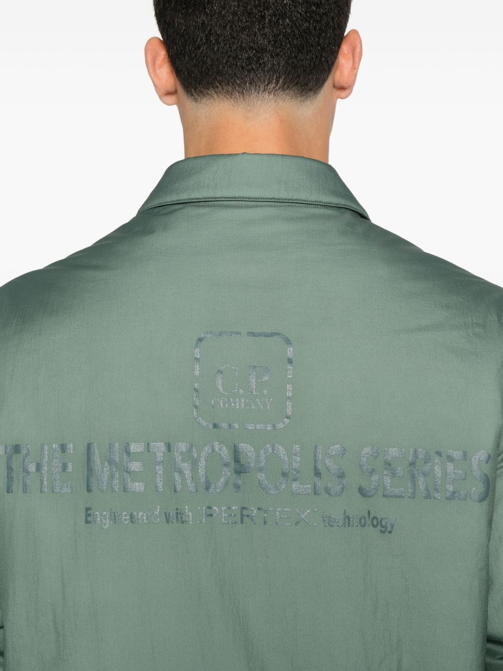 panelled buttoned jacket - 5