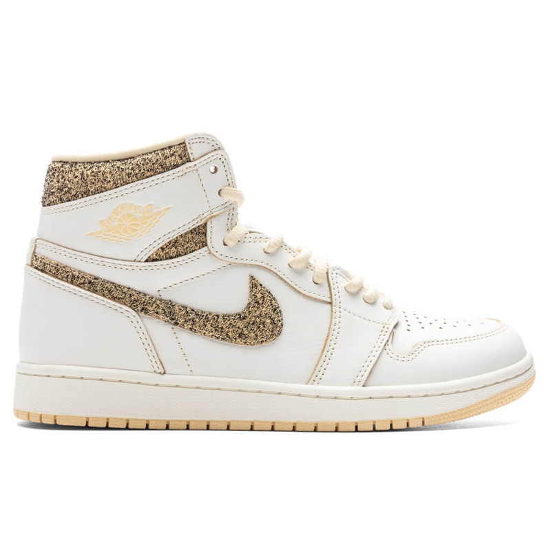 AIR JORDAN 1 RETRO HIGH OG CRAFT VIBRATIONS OF NAIJA - SAIL/PALE VANILLA/BLACK - 1