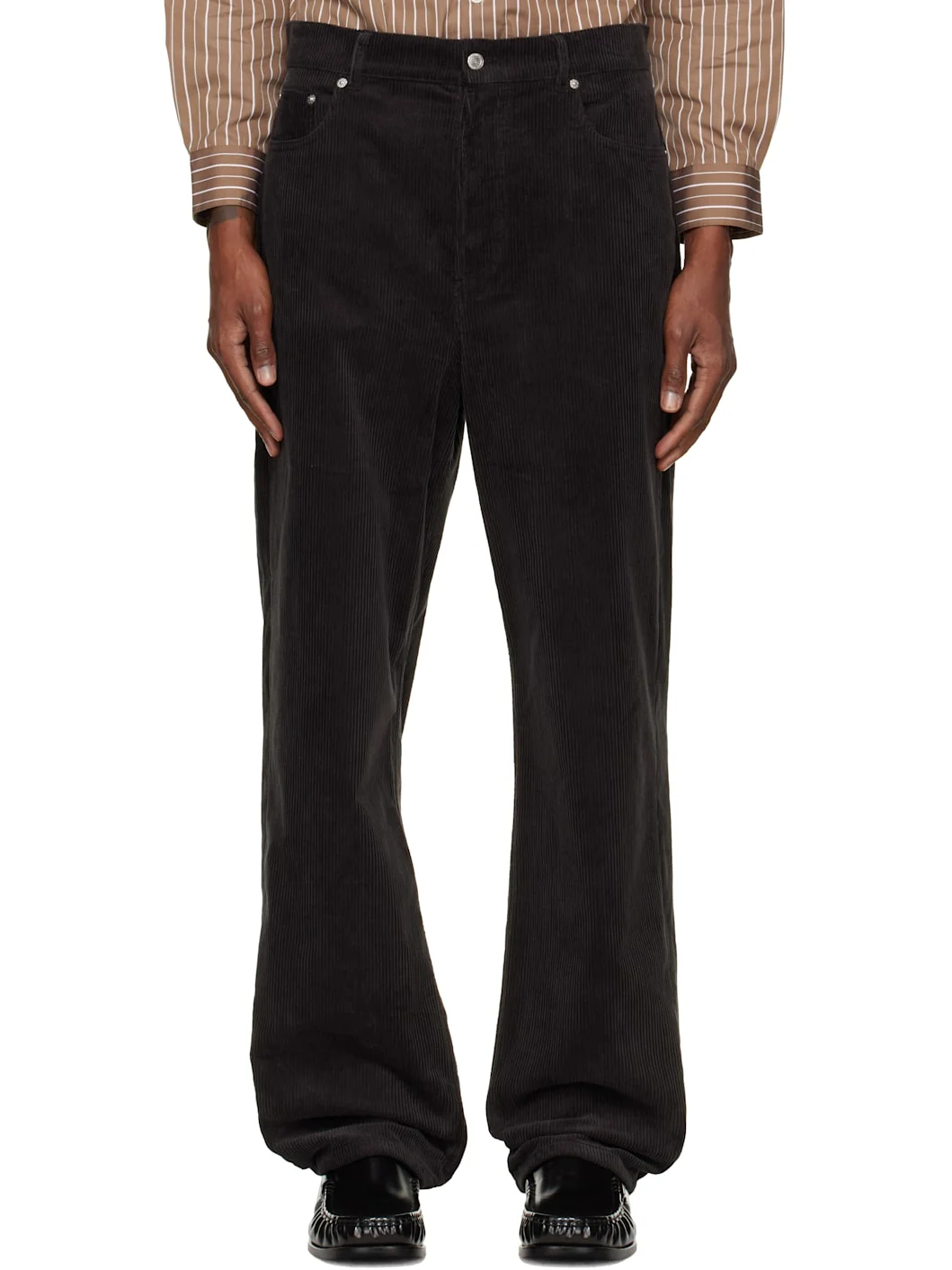 Gray Solal Trousers - 1