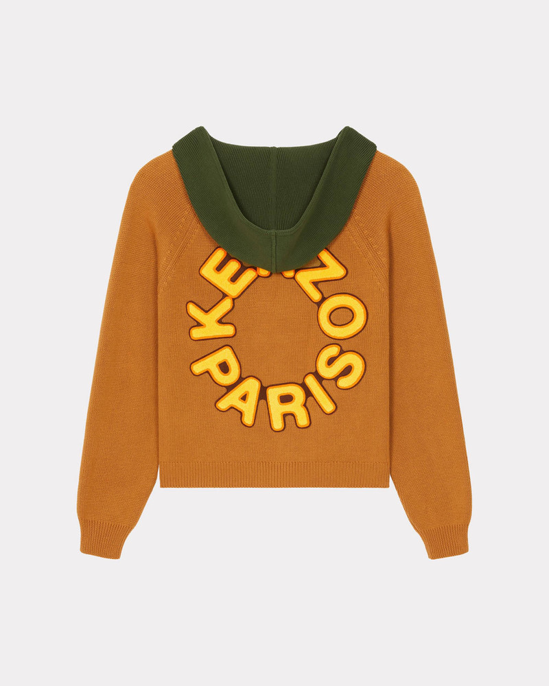KENZO Cardigan with colourful hood outlook