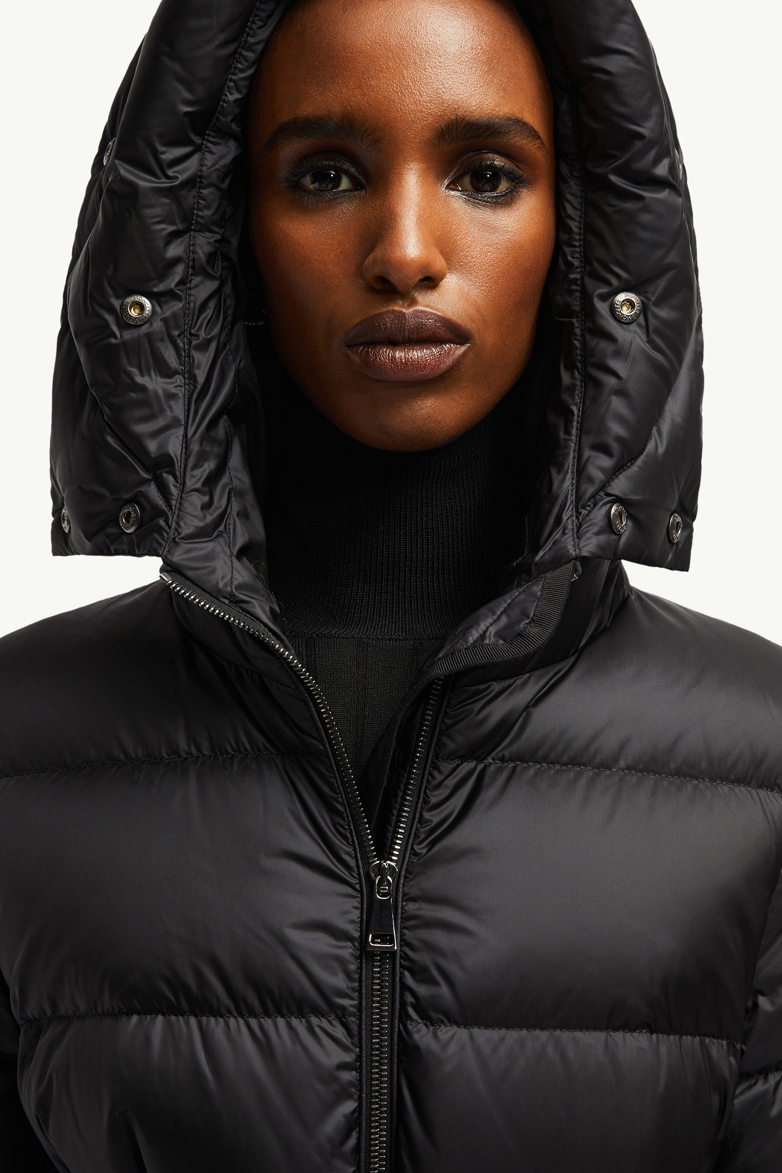 Boed Hooded Shearling-Trimmed Short Down Jacket - 7