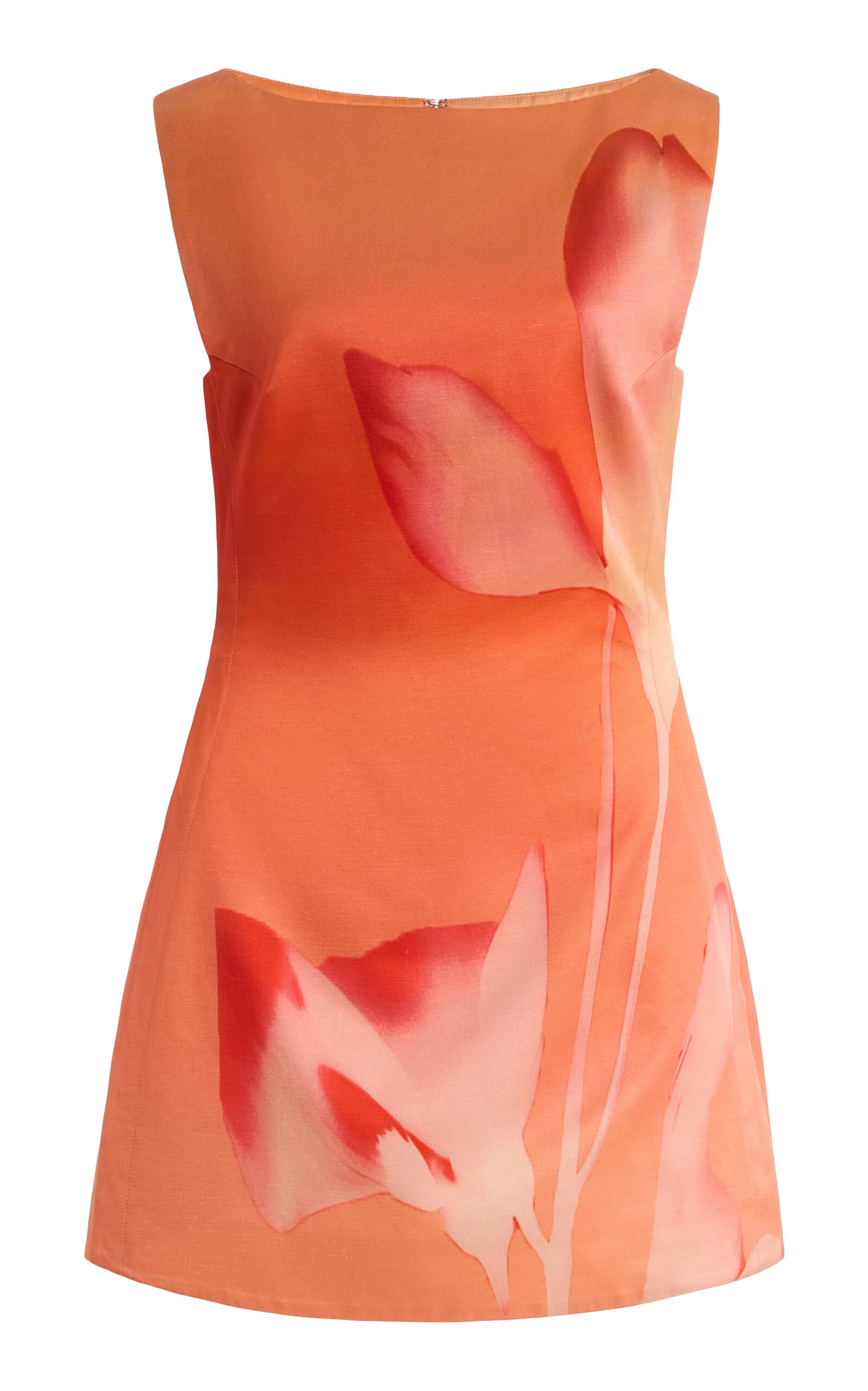 Elvi Belted Mini Dress orange - 1