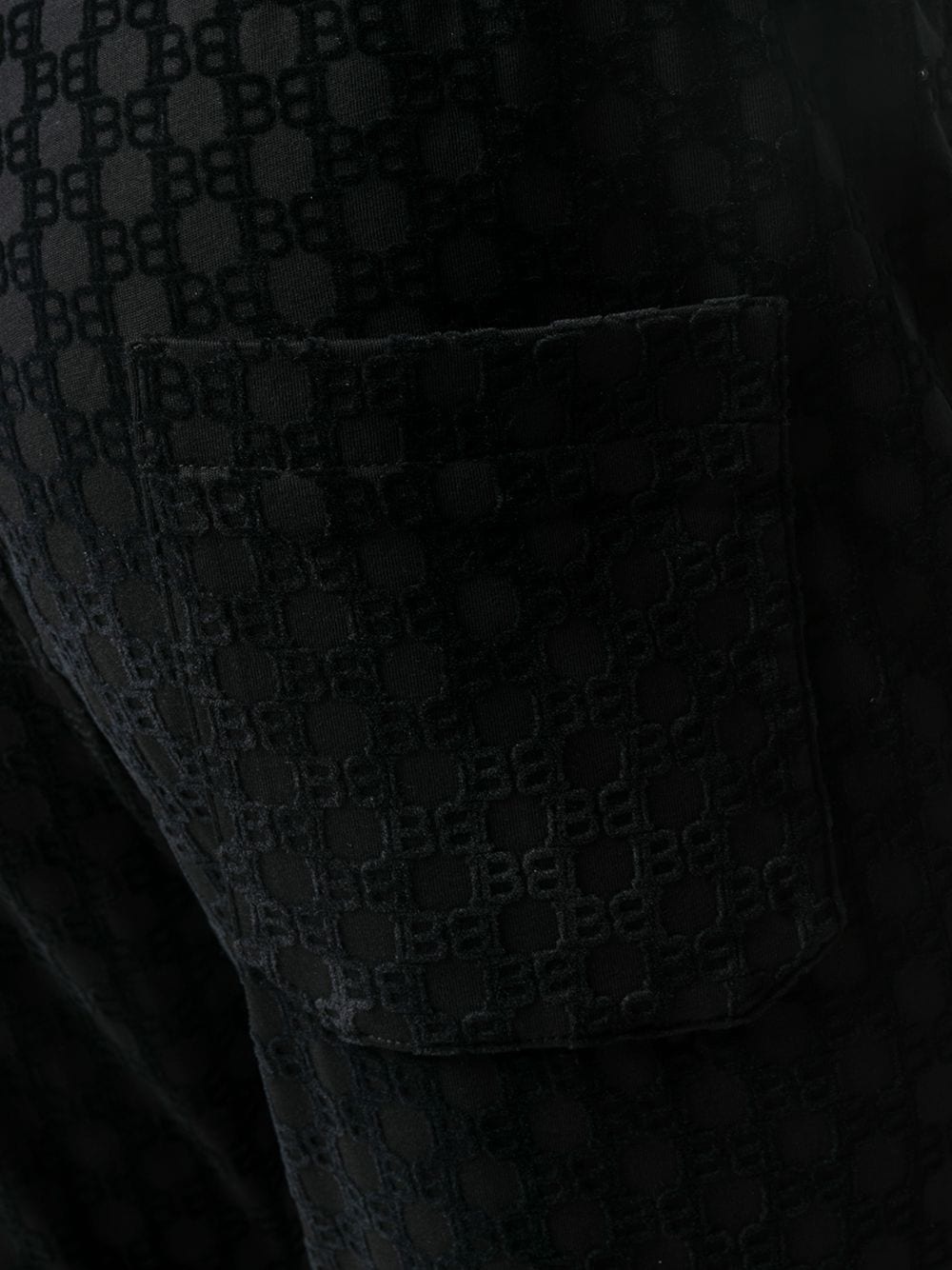 jacquard monogram track pants - 5