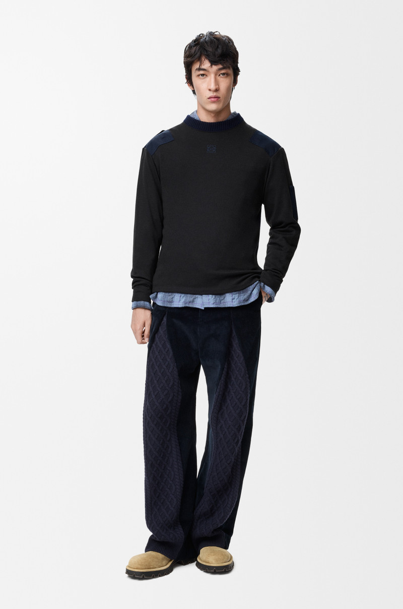 Loewe Long sleeve top in cotton blend outlook