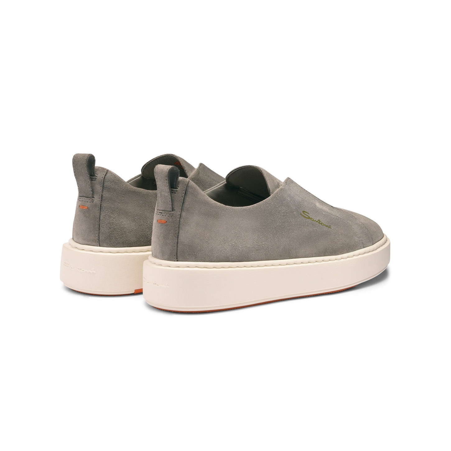 Women's grey suede slip-on sneaker - 3