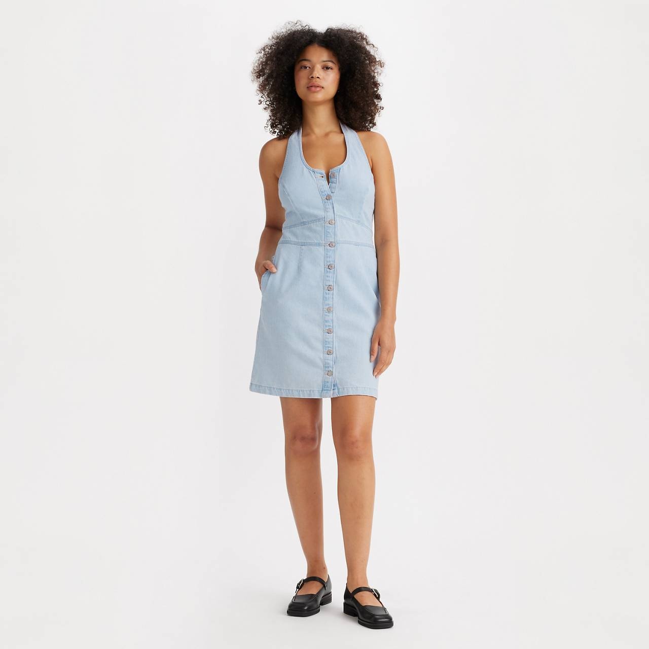 JANEESAH HALTER DRESS - 2