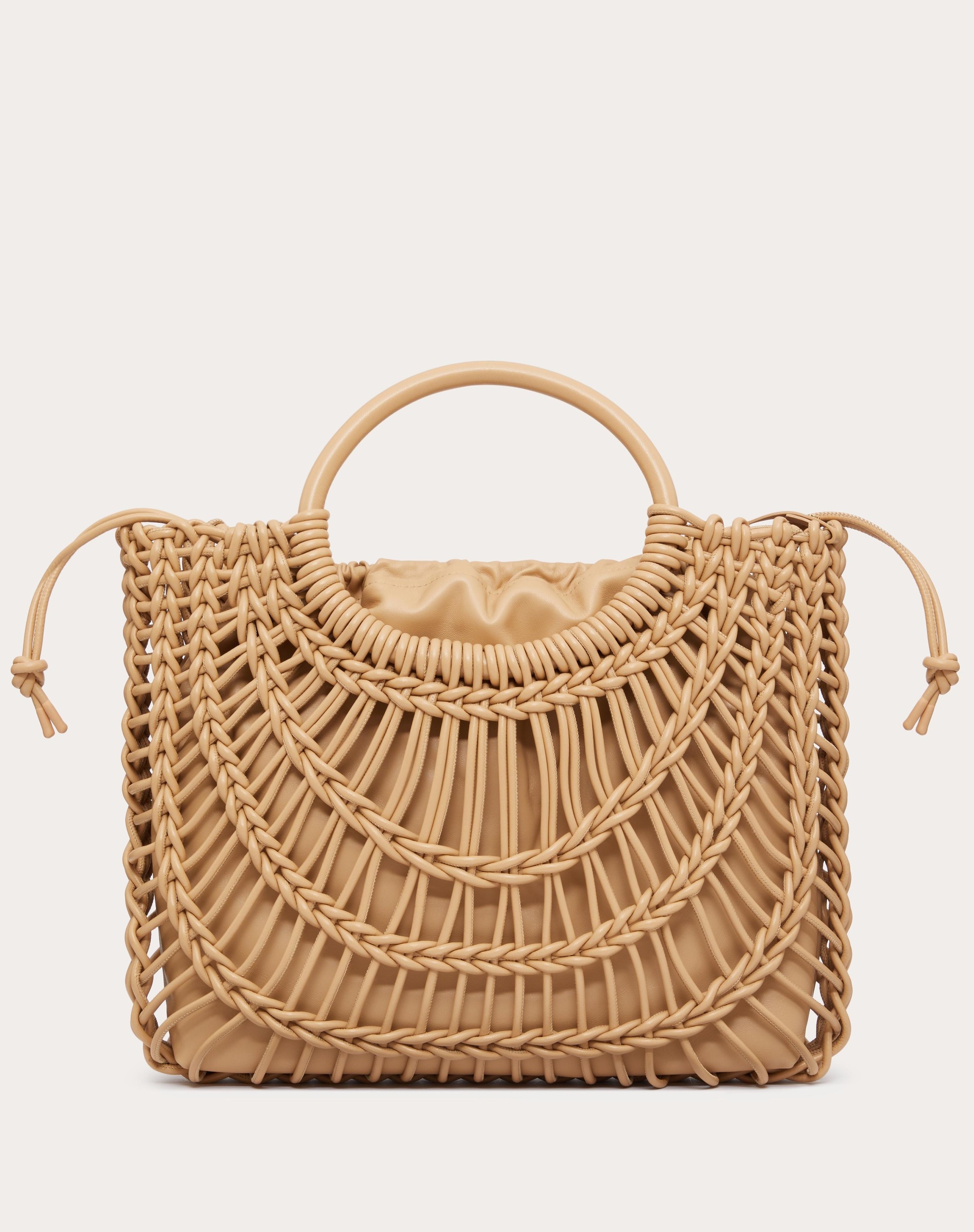 ALLKNOTS WOVEN LEATHER SHOPPER - 4