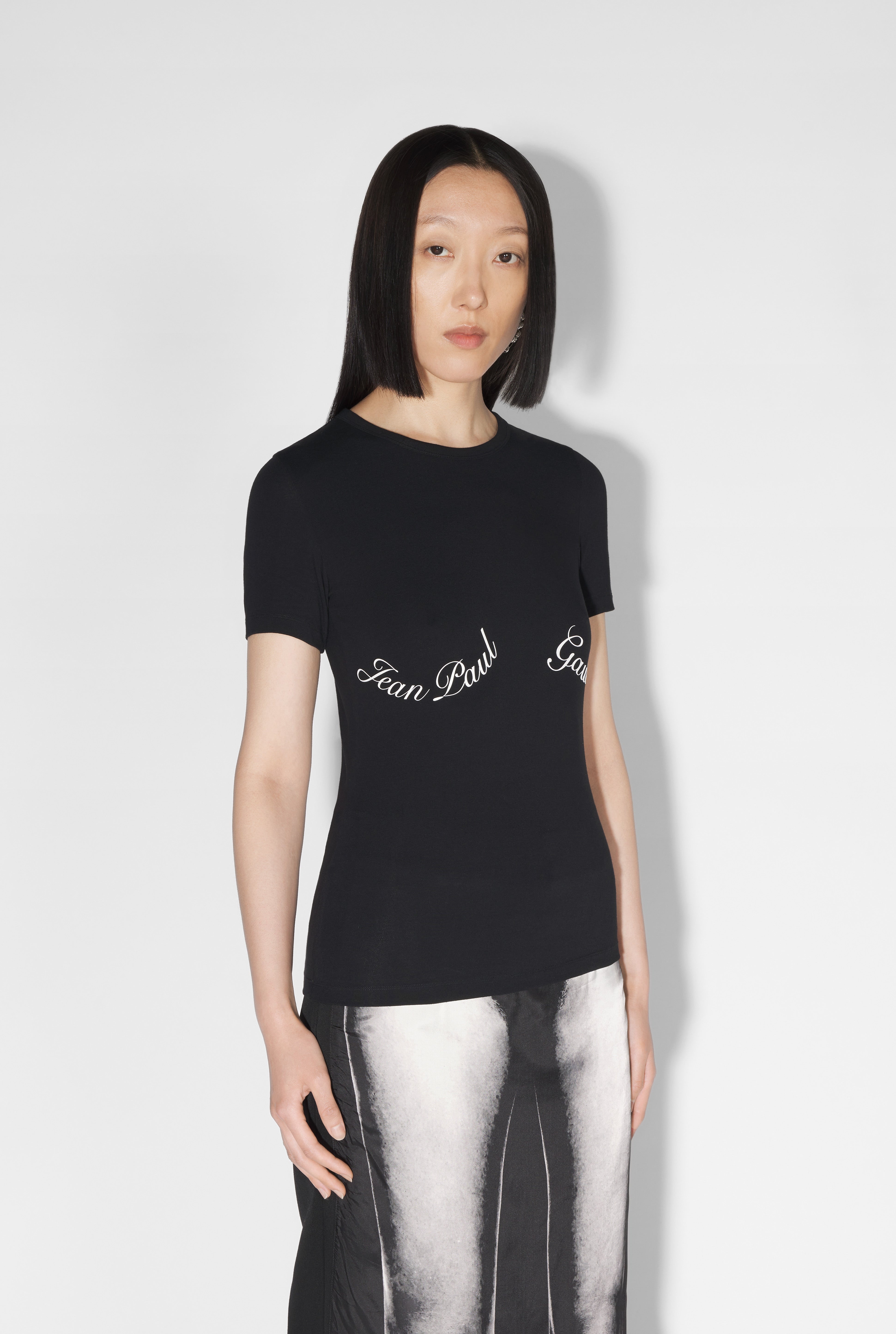 THE BLACK JEAN PAUL GAULTIER T-SHIRT - 1