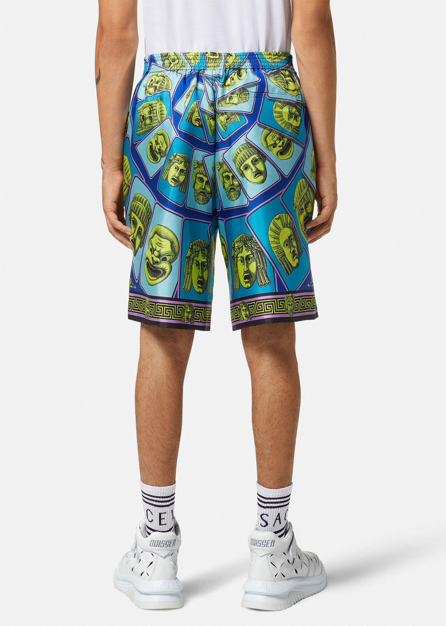 Le Maschere Silk Shorts - 4