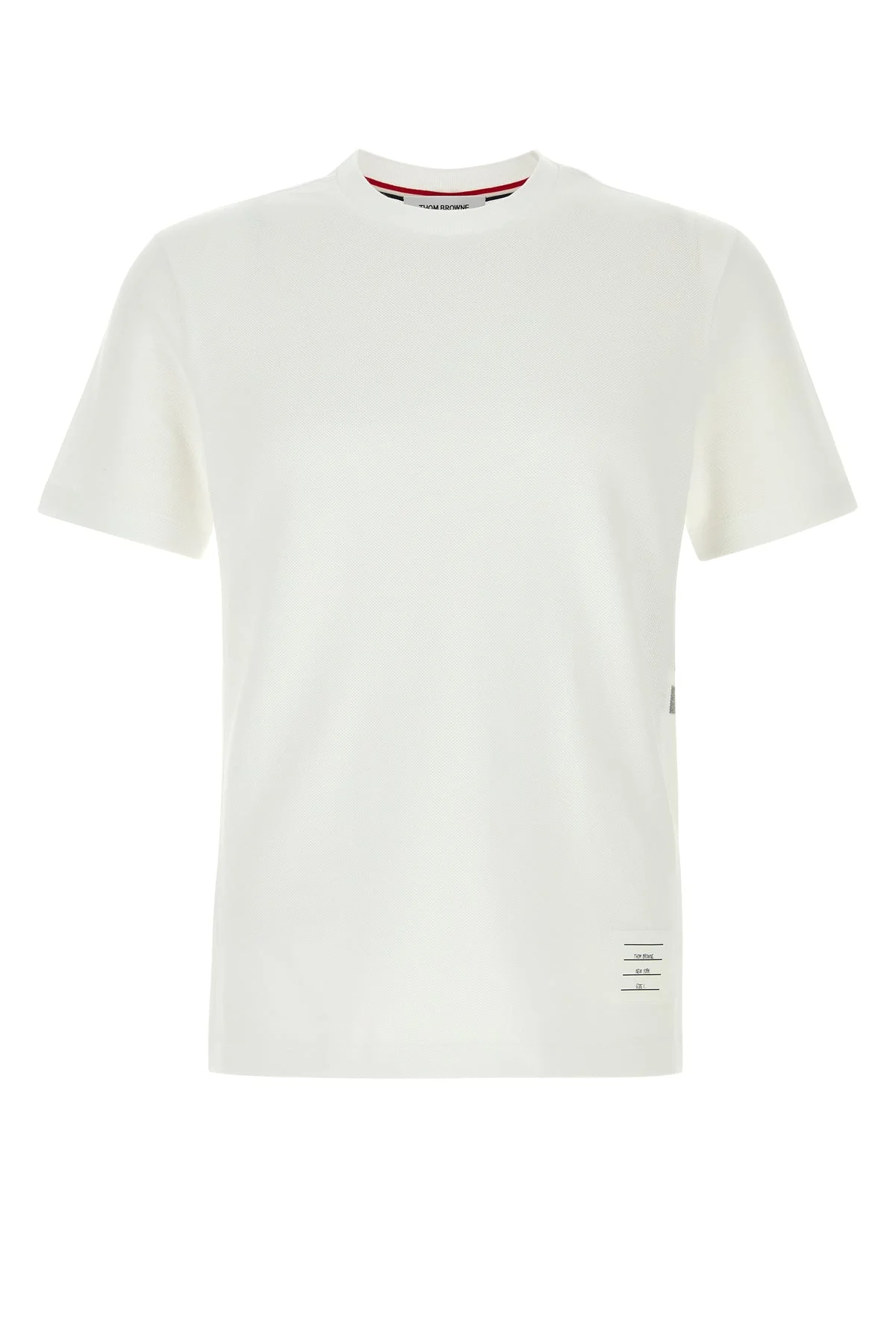 White piquet t-shirt - 1